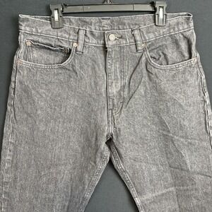 Levi's 551 Z Men's Authentic Straight Fit Jeans Size 34x30 Black And Brown Tag.